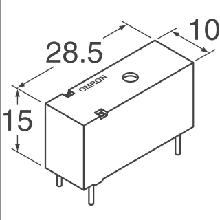 реле G6R-N-1A 12DC 8A 12в OMRON (1 Form А)