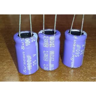 SR 2200мкф 25в 105°C SUSCON HX 16*22 10000ч конденсатор