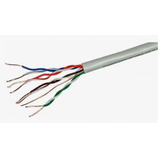 кабель витая пара UTP-4 5E (1/0.511 BC) неэкр. (одножильный 24AWG медный)