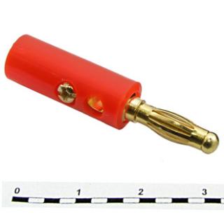 щуп-banan 10-0015  gold красный