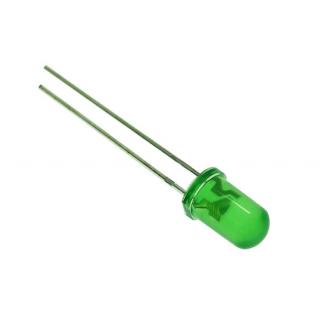 L-5013PGD1C 5мм зеленый матовый 5000mcd, 522nm, 30°  светодиод