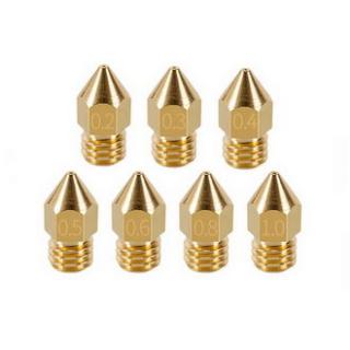 сопло MK7 MK8 1.75mm 0.5mm латунь (B-MK8-1.75-0.5)