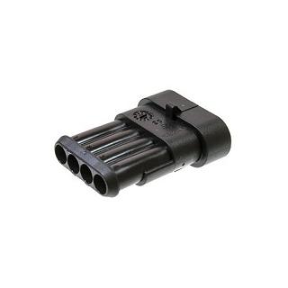 282106-1, вилка 4 контактов SUPERSEAL 1.5* аналог LHE