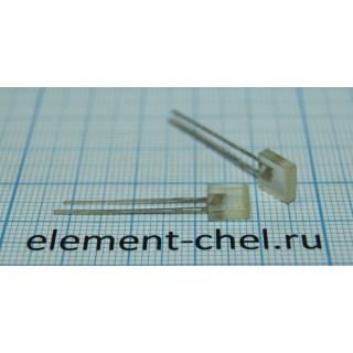 кипд45в2-м красн/зелен биполярный, прямоугольный 2x7мм светодиод