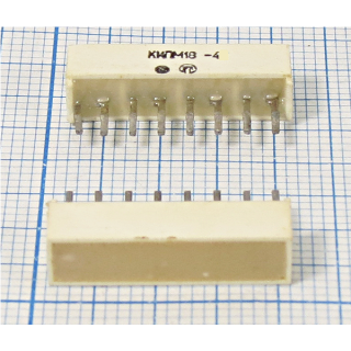 кипм18а-4к 570нм, 2,8v ,1,5mcd красный 20*5*6мм светодиодный индикатор