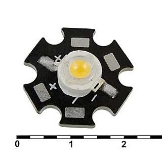 L-Star 1W 3.4v 2700-3500K 80-90lm 350mA светодиод