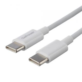Шнур Type-C-Type-C GoPower 100W 1м белый 