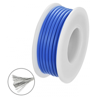провод силиконовый 0,2 мм² ( AWG24) синий