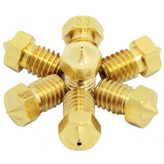 сопло V5 V6 M6 1.75mm 0.3mm латунь