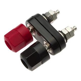 клемма ЗМП-ЗМЗ сдвоенная /66/ красно/черная