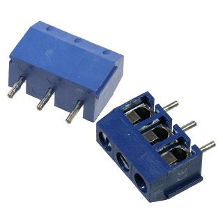 клеммник DG301-5,0-03P-12-00AH 5мм 3-х конт синий
