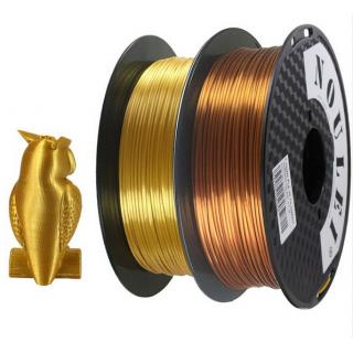 пластик PLA 1.75mm. 1метр золото