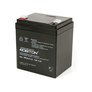 аккумулятор 12V 4.5Ah VRLA12-4.5 (90х70х101мм) Robiton