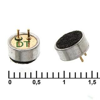 микрофон мини 6мм EM-6027P с выводами
