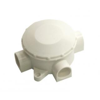 коробка распред. 3-х рожковая пластик белая