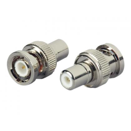 Переходник штекер BNC - гнездо RCA (BR-312)