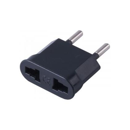 вилка переходник черн