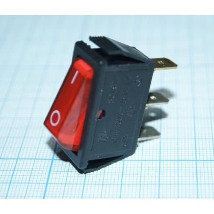 кнопка IRS101-1С 220в on-off красн (Sc791-3c-220v)
